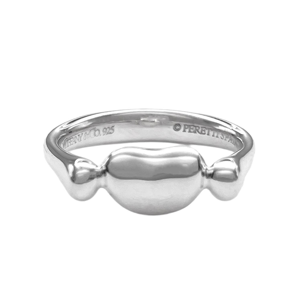 TIFFANY&Co. Tiffany Bean Ring, Mini, Elsa Peretti, SV925 7821, Silver, Women's